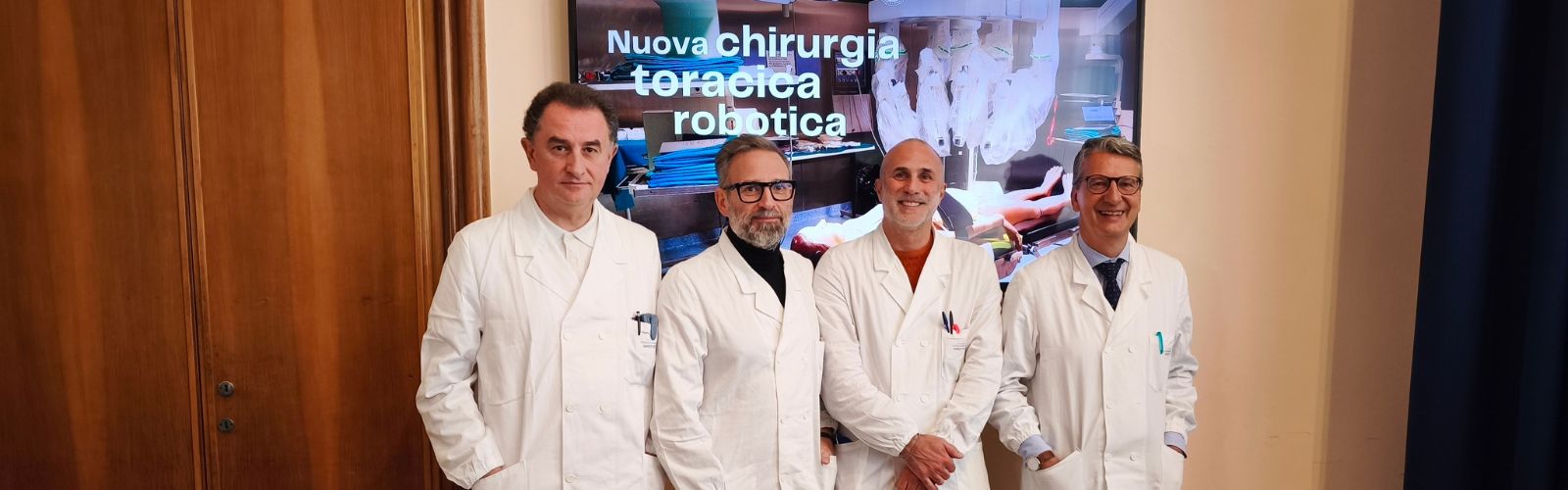 Chirurgia toracica robotica, adesso anche in Aoui la mininvasiva